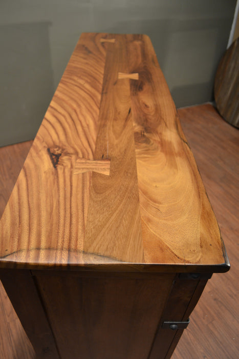 Granville Parota Wood Sideboard - 70" - Crafters and Weavers