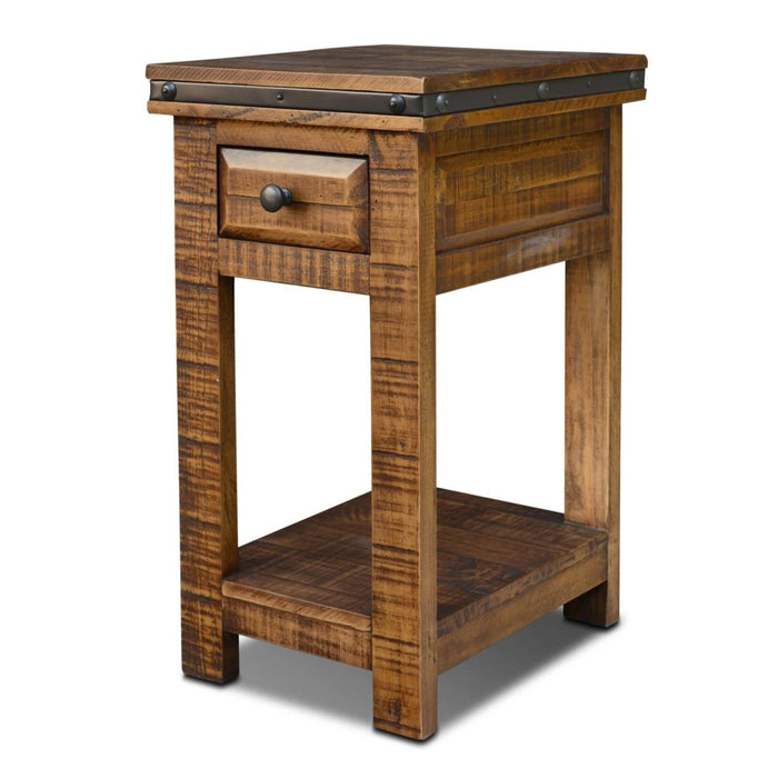 Addison Side Table - Dark - Crafters and Weavers