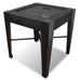 City Cross Bar End Table - New York - Crafters and Weavers
