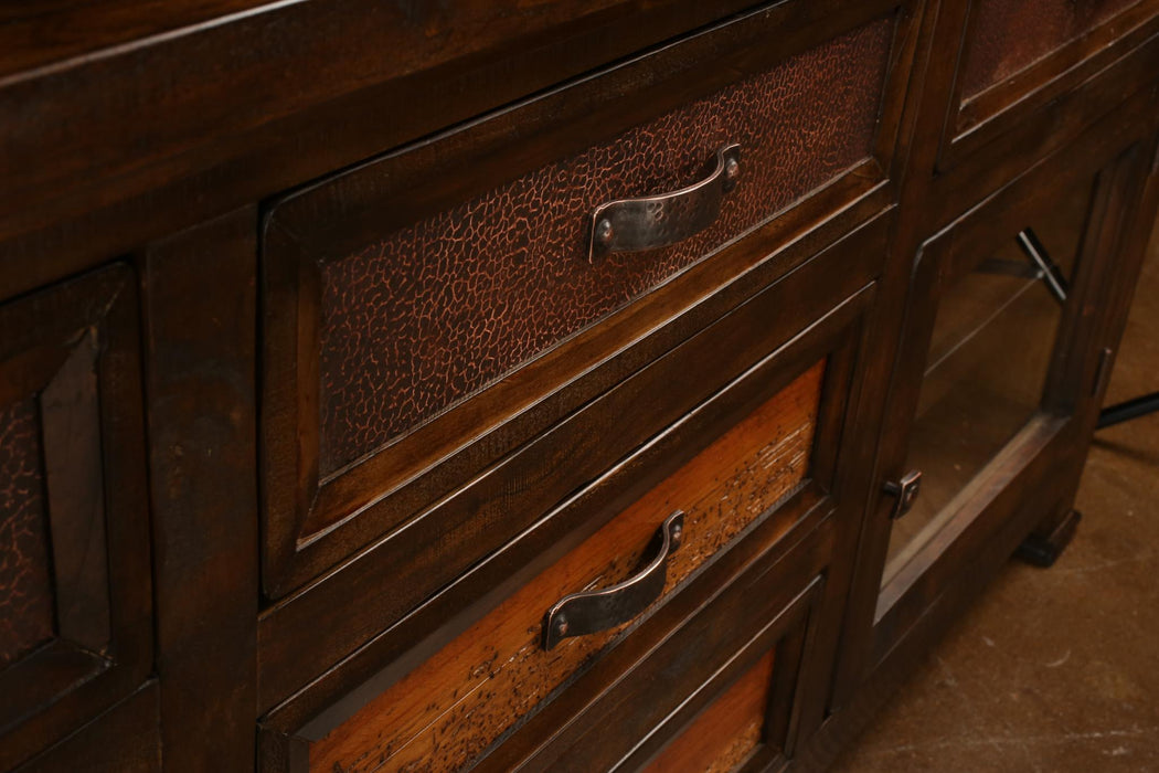 Elements Collection Copper Console - 74" - Crafters and Weavers
