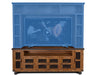 Larson 6 Door TV Stand - 87" - Crafters and Weavers