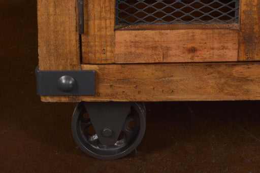 Larson 6 Door TV Stand - 87" - Crafters and Weavers