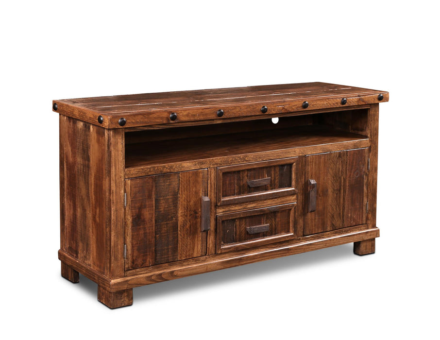 Westgate Rustic Brown TV Stand - 60" - Crafters and Weavers