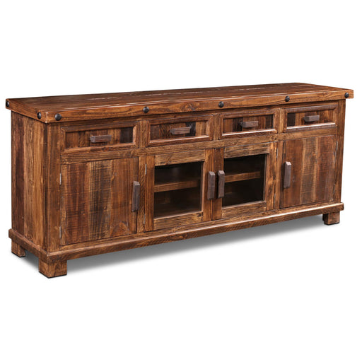 Westgate Rustic Brown TV Stand - 80" - Crafters and Weavers