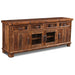 Westgate Rustic Brown TV Stand - 80" - Crafters and Weavers