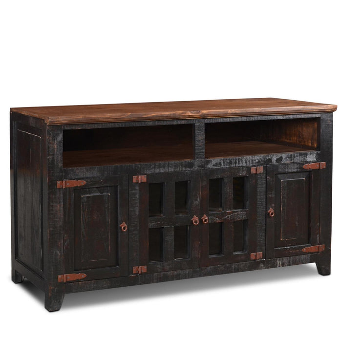Montclare 72" TV Stand - Black - Crafters and Weavers