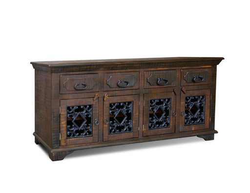 Keystone Solid Wood Console - Crafters and Weavers
