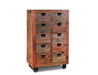 Bayview Solid Wood 10 Drawer Dresser - Crafters and Weavers