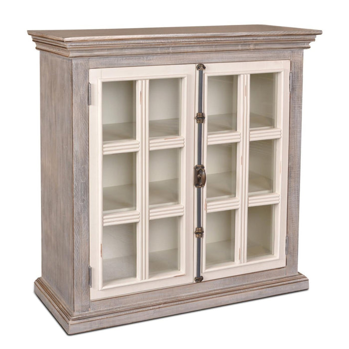 Elizabeth 2 Door Curio Cabinet / Bookcase - Crafters and Weavers