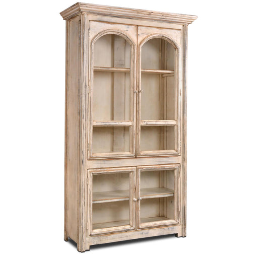 Landon Archway 4 Door Cabinet - Antique White - 50" - Crafters and Weavers