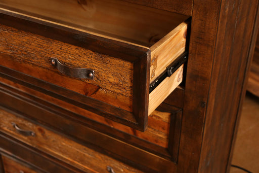 Elements Collection Copper Highboy Dresser - Crafters and Weavers