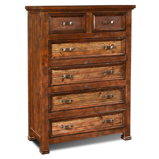 Elements Collection Copper Highboy Dresser - Crafters and Weavers