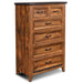 Larson 6 Drawer Highboy Dresser - Crafters and Weavers