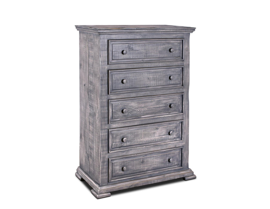 Keystone Rustic Distressed Gray Highboy Dresser Keystone Rustic Distressed Gray Highboy Dresser