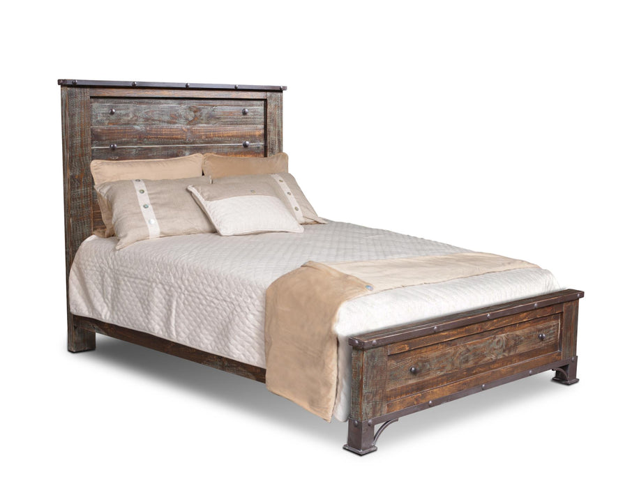 Logan Boulevard Bed Frame - Queen - Crafters and Weavers