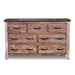 Addison Loft 7 Drawer Dresser - Crafters and Weavers