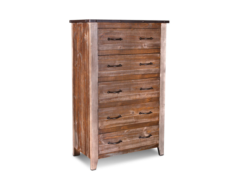 DISCONTINUED Addison Loft 5 Drawer Dresser - Crafters and Weavers