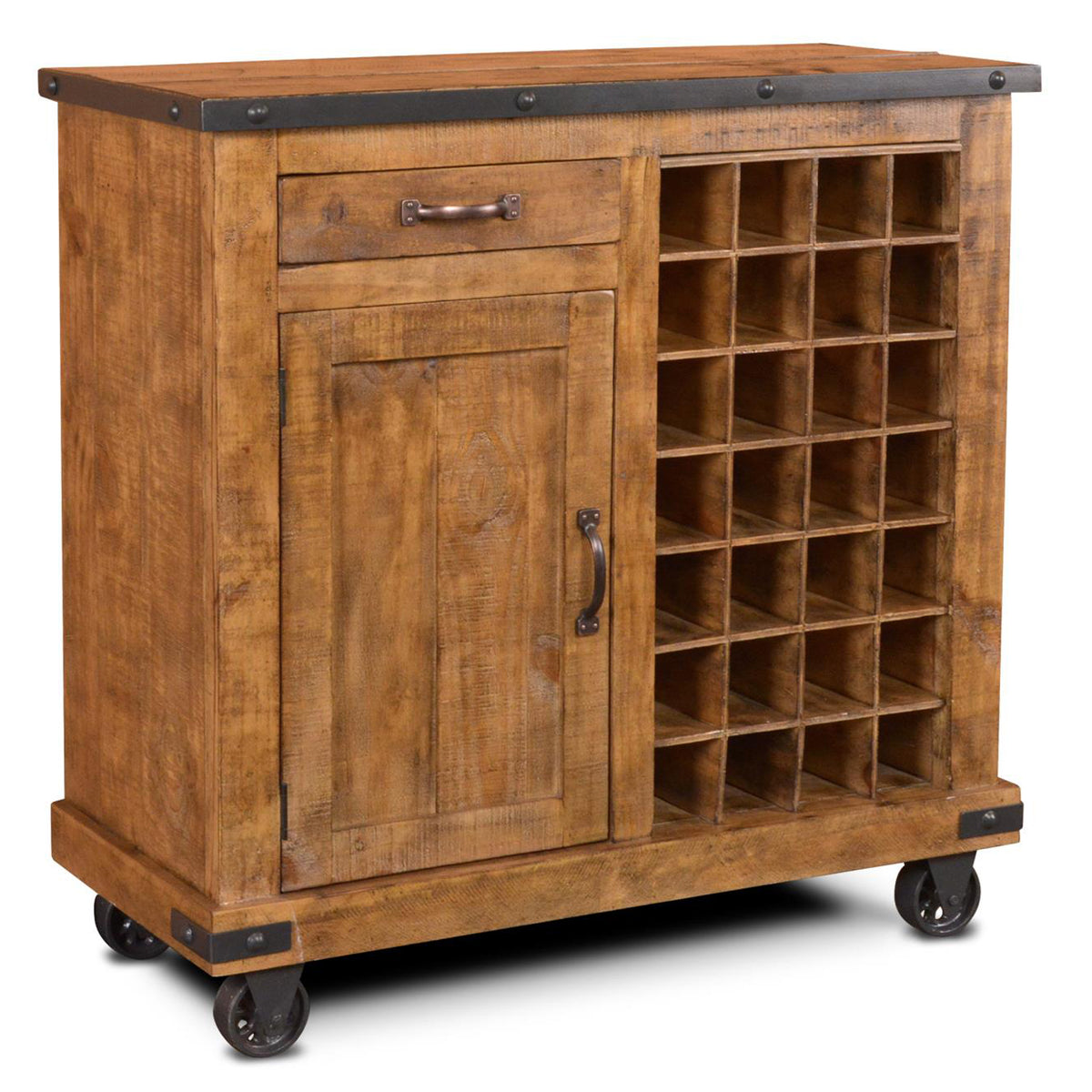 Liquor Cabinet, Wine Cabinet, Rustic Wine Rack /Free Shipping/ Wood Wi –  Strong Oaks Woodshop