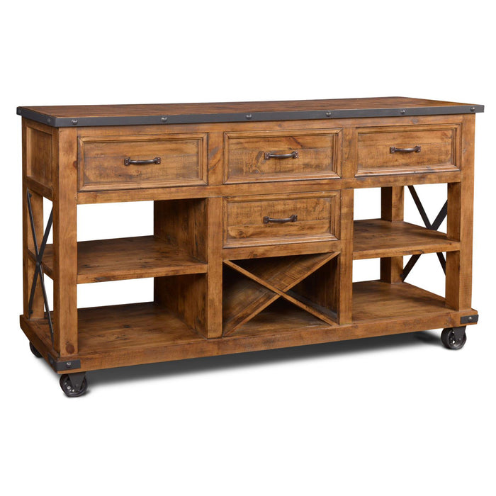 Larson Server Bar Cart - 72" - Crafters and Weavers