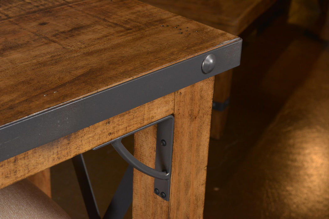 Larson Counter Height Console Table & Bar Stool Set - Crafters and Weavers