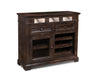 Onyx Rustic Wine Cabinet - 48" - Crafters and Weavers