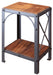 Granville Parota Industrial Tier Side Table - Crafters and Weavers