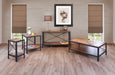 Granville Parota Industrial Tier End Table - Crafters and Weavers