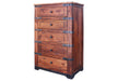 Granville Parota 5 Drawer Dresser - Crafters and Weavers