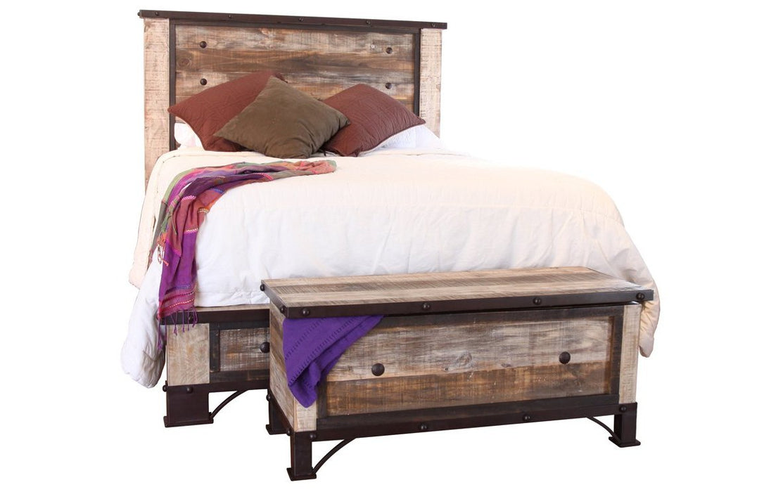 Bayshore Queen Bed Frame - Multicolor - Crafters and Weavers