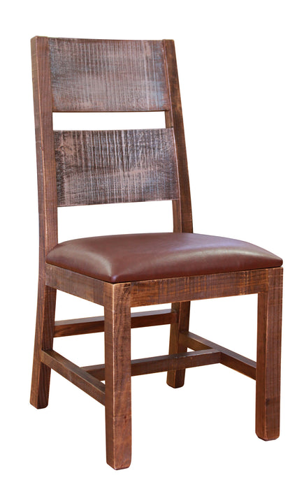 SOLD OUT Set of 6 Bayshore Rustic Style Solid Wood Multi - Colored Dining Chairs - Crafters and Weavers