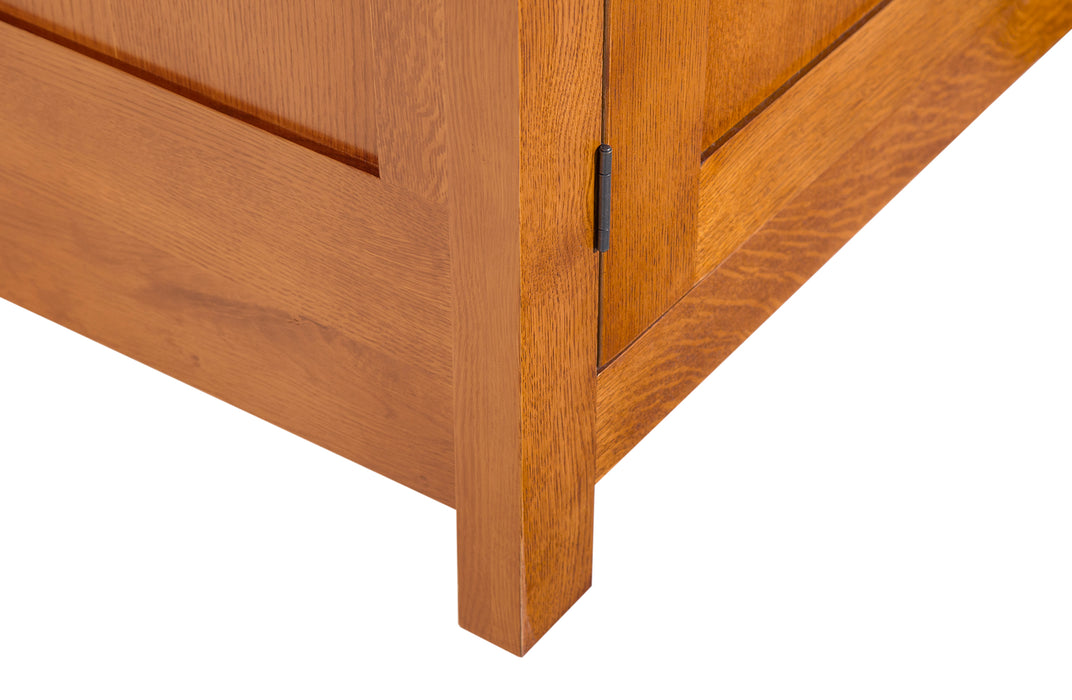 Mission 7 Drawer Sideboard with 2 Doors - Michael's Cherry (MC-A) - 82" - Crafters and Weavers
