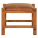 Mission Spindle Stool - Quarter Sawn Oak & Leather (2 Colors Available) - Crafters and Weavers