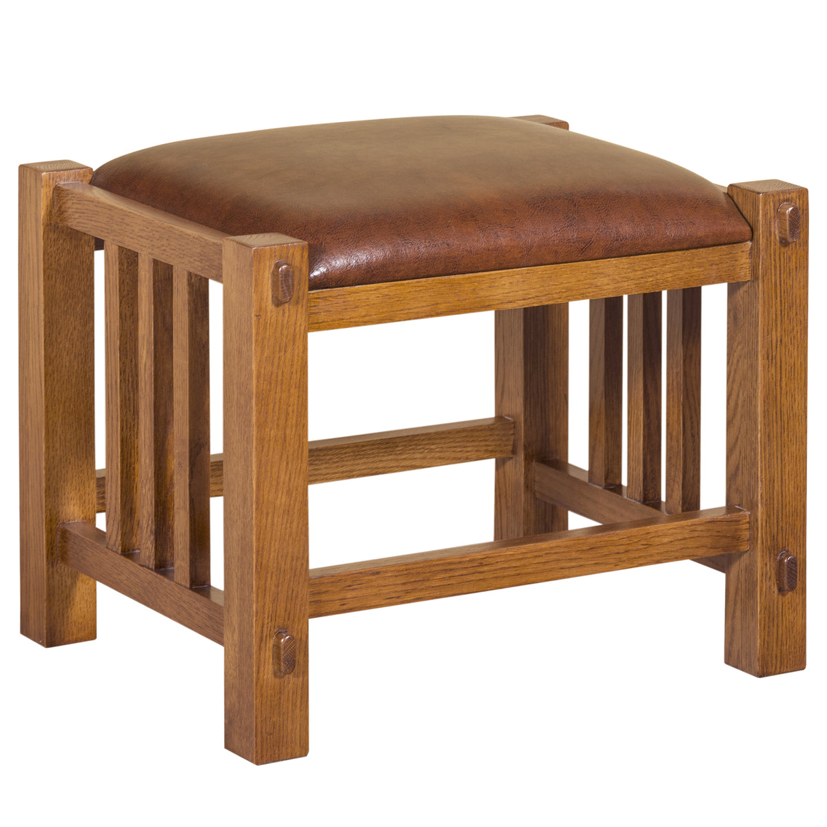 Craftsman / Mission Mortise and Tenon Foot Stool — Crafters and Weavers