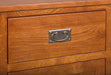 Mission 2 Door 2 Drawer Cabinet - Michael's Cherry - Crafters and Weavers