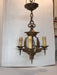 ANTIQUE TUDOR / ARTS & CRAFTS 1920's 3 LIGHT FIXTURE - Crafters and Weavers