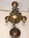 ANTIQUE TUDOR / ARTS & CRAFTS 1920's 3 LIGHT FIXTURE - Crafters and Weavers