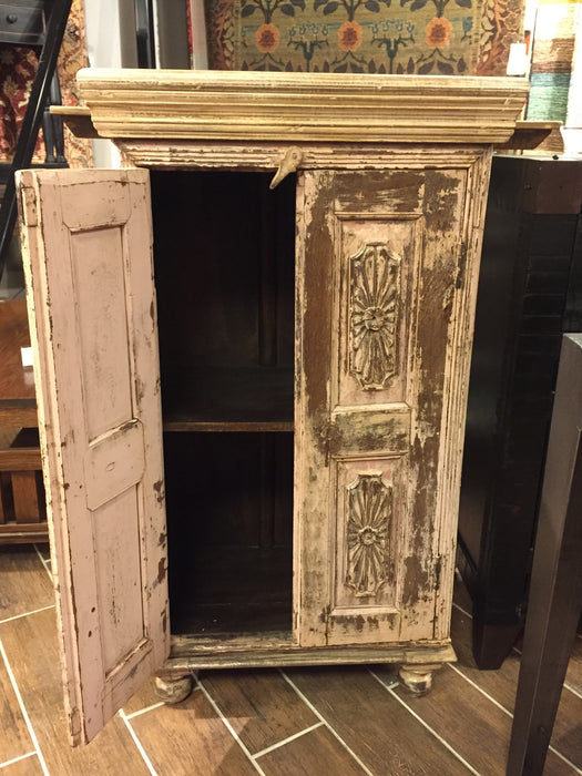 SOLD OUT Antique Painted Cabinet - Crafters and Weavers
