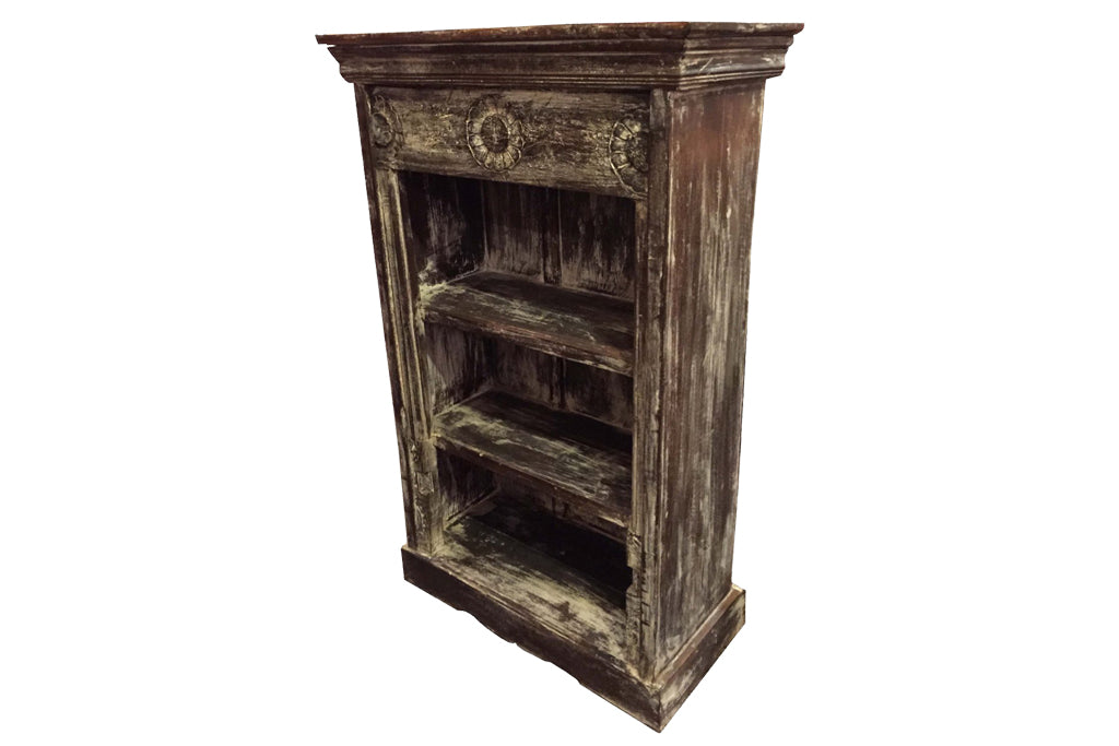 Artifact Collection Reclaimed Small Bookcase - One of a Kind - Crafters and Weavers