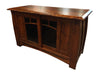 SOLD OUT Amish Custom Made Mission Wood Inlay TV Stand - 48" - Crafters and Weavers