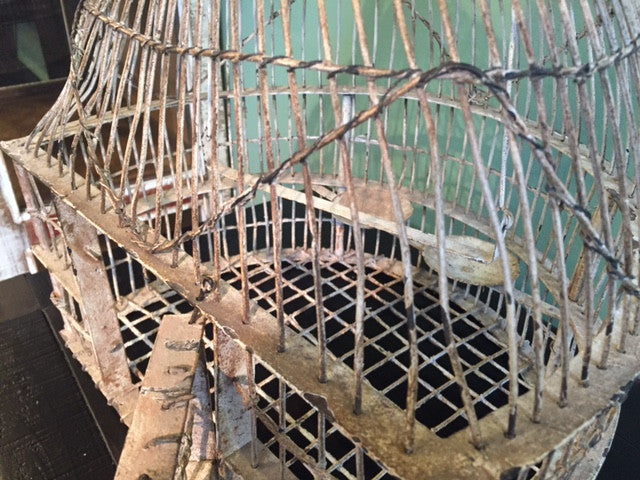 Antique Bird Cage - Crafters and Weavers
