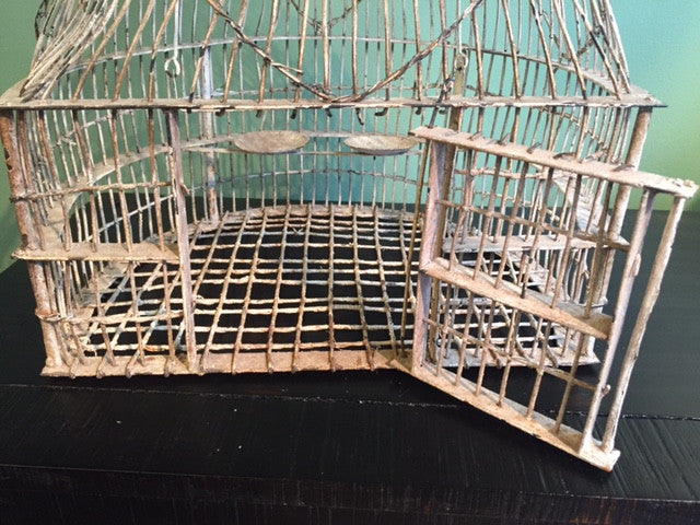 Antique Bird Cage - Crafters and Weavers