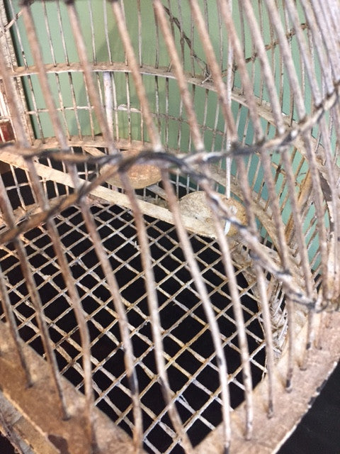 Antique Bird Cage - Crafters and Weavers