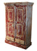 Painted Antique Armoire - Crafters and Weavers