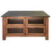 Emerson Kitchen Island - Rustic Walnut - Crafters and Weavers
