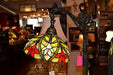 Tiffany style Stained glass Bridge Lamp / Reading Lamp DYL10-21BR - Crafters and Weavers