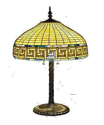 Tiffany style Stained glass Table Lamp HA4001 - Crafters and Weavers