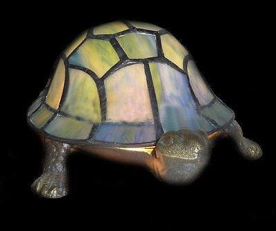 Tiffany style Tyrtle Stained glass night Lamp / table lamp TL816TF - Crafters and Weavers