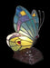 OUT OF STOCK Tiffany style Butterfly Stained glass Lamp TF9009 - Crafters and Weavers