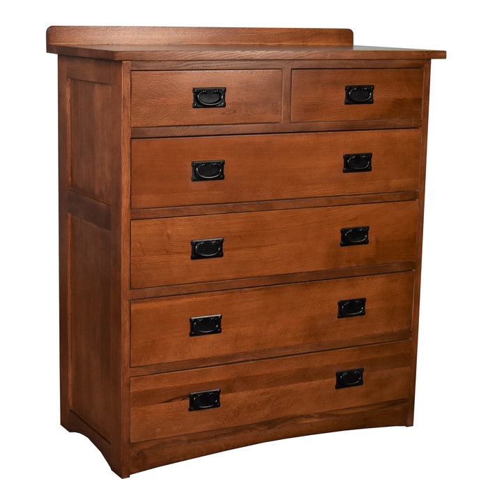 Mission Oak 6 Drawers Dresser-Michael Cherry Crafters and Weavers Mission Oak 6 Drawers Dresser-Michael Cherry Crafters and Weavers