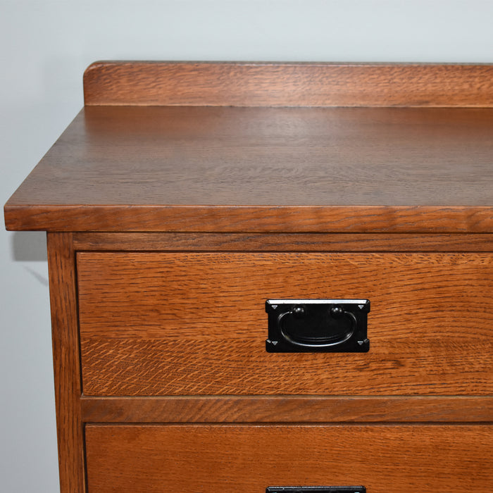 Mission Oak 6 Drawers Dresser-Michael Cherry Crafters and Weavers Mission Oak 6 Drawers Dresser-Michael Cherry Crafters and Weavers